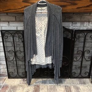 Anchor tank top with matching cardigan sweater